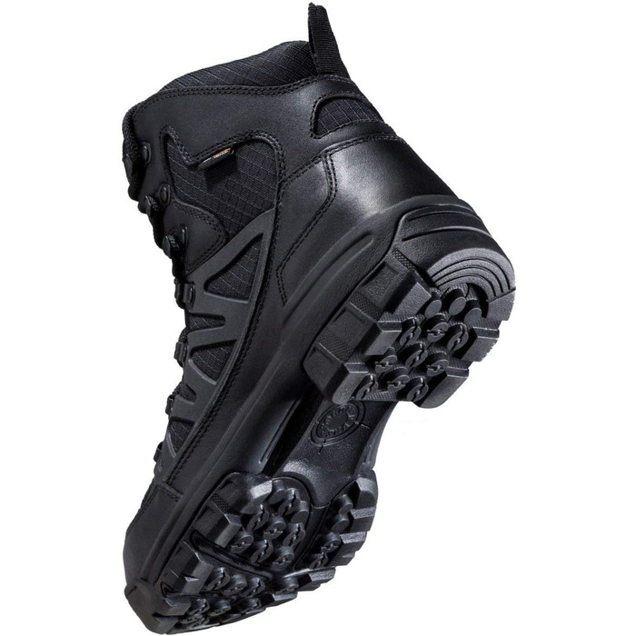 Черевики тактичні чоловічі FREE SOLDIER, чорне шкіряне взуття, 39 EU