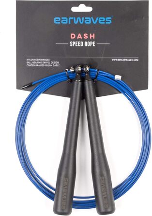 Скакалка Earwaves Dash – швидкісна зі смолою, самоналаштуванням і всенапрямними підшипниками