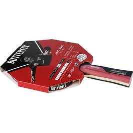 Тенісна ракетка Butterfly Timo Boll Black/Ruby Red для настільного тенісу, рубіново-червона