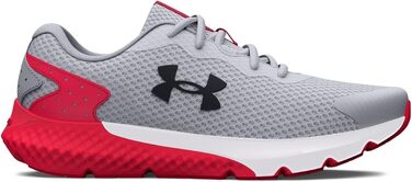 Дитячі кросівки Under Armour Ua Rogue 3 Al для дівчаток, Visual Cushioning, 38 EU, сірий, червоний, чорний