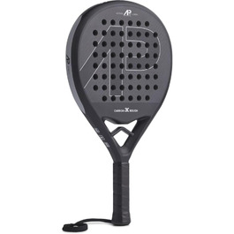 Плече для падел-тенісу Expert: 100% карбон, напівм'який, довговічний, для гри в приміщенні та на вулиці (чорний)