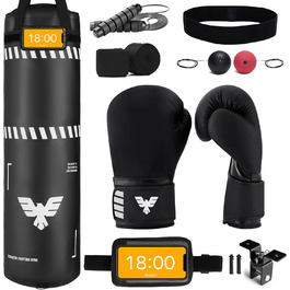 Боксерський набір Elite Sports для дорослих, 1,2 м, міцна шкіра, для фітнесу та бойових мистецтв