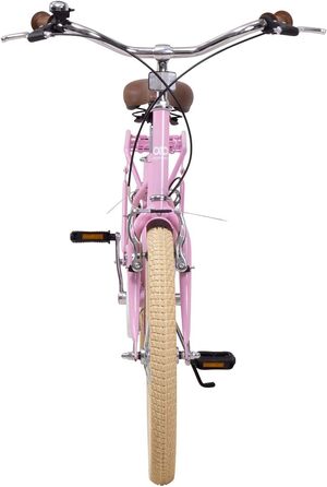 Дитячий велосипед Actionbikes Retrostar 20/24 дюймів, V-Brake, для дівчаток, з крилами, від 6 до 12 років