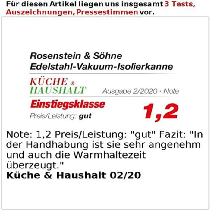 Rosenstein & Söhne набір термос-чайників з помпою, 3 л, 2 шт, подвійна вакуумна ізоляція, нержавіюча сталь