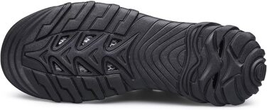 Чоловічі та жіночі аквашузи для плавання та відпочинку на пляжі. Швидковисихаючі аквашузи для води, піску, серфінгу. Розмір 39 EU, чорний/сірий колір.