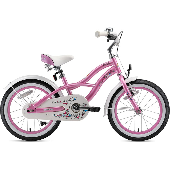 Дитячий велосипед BIKESTAR Cruiser 16 дюймів для хлопчиків і дівчаток від 4-5 років