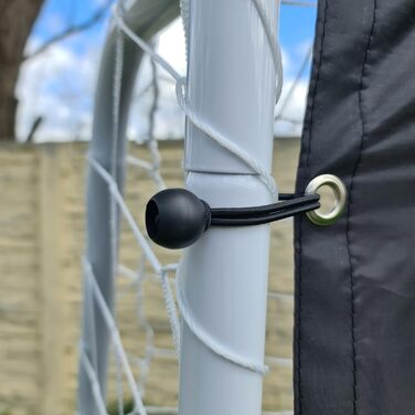 Футбольні ворота з мішенню 170x240x85 см для тренувань у саду, дитячі