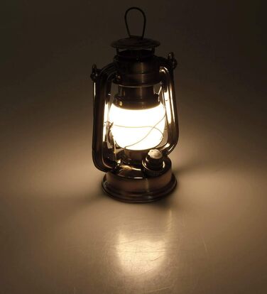 Ліхтар кемпінговий LED ChiliTec з регулюванням яскравості, вінтажний дизайн (мідь, 19 см)