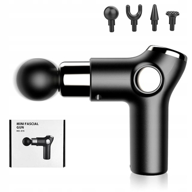 Перкусійний масажер Massage Gun з LCD-дисплеєм, безшумний