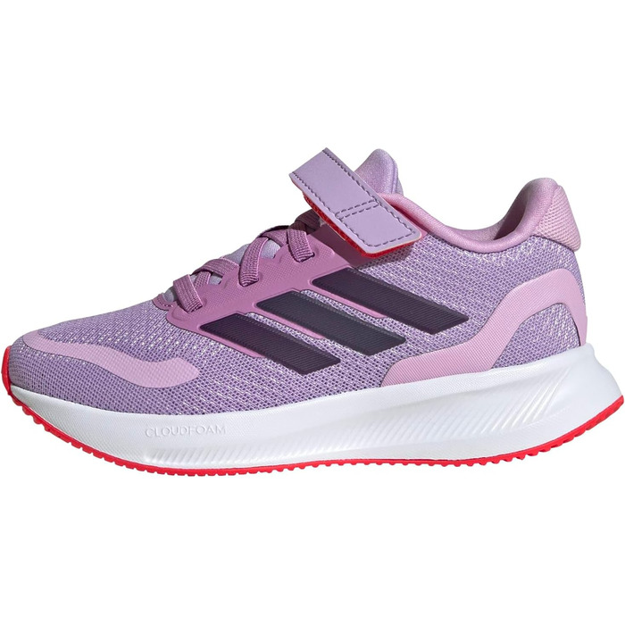 Дитячі кросівки adidas RUNFALCON 5 для хлопчиків та дівчаток, кольори Powder Plum/Aurora Plum/Lucid Red, розмір 28 1/2 EU