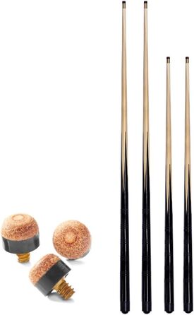 Набір для більярду Pool Cue: 2 шт. по 106.68 см та 2 шт. по 91.44 см, ідеальний для початківців