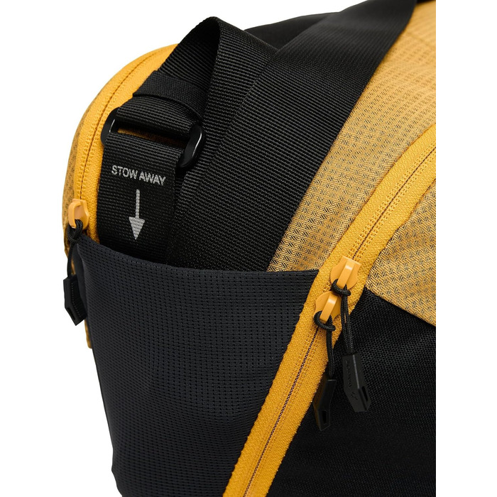 Сумка-месенджер VAUDE Cycle Messenger L для велосипеда, 20 л, з дощовиком, універсальний розмір, жовта