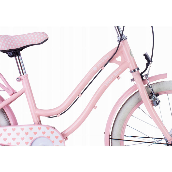 Дитячий велосипед Sun Baby Heart Bike 20 дюймів для дівчинки, рожевий