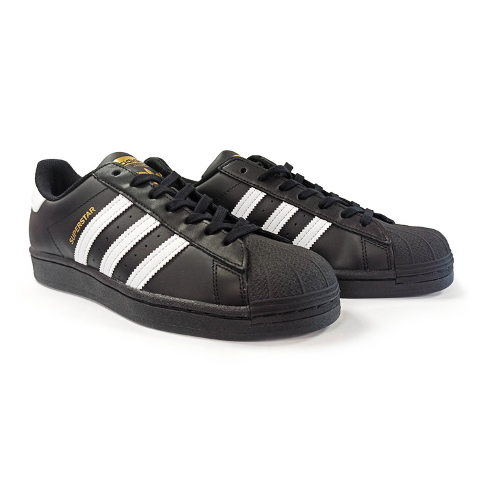Кросівки adidas EG4959 чорні, розмір 40, екошкіра, з трьома смужками