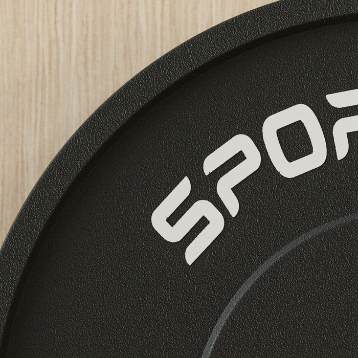 SPORTNOW Набір з 2 гир для гантелей, 2 гирі x 20 кг, набір вагових пластин, вагові пластини для штанги гантелей 5 см, отвір Ø 50 мм, чорний | Аосом