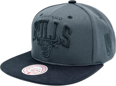 Кепка Mitchell & Ness Resist 3D Arch Snapback Chicago Bulls (NBA/NHL), сіра