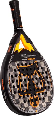 Чорна Корона Special Magic: ракетка для падел-тенісу, срібна, 362г, нова
