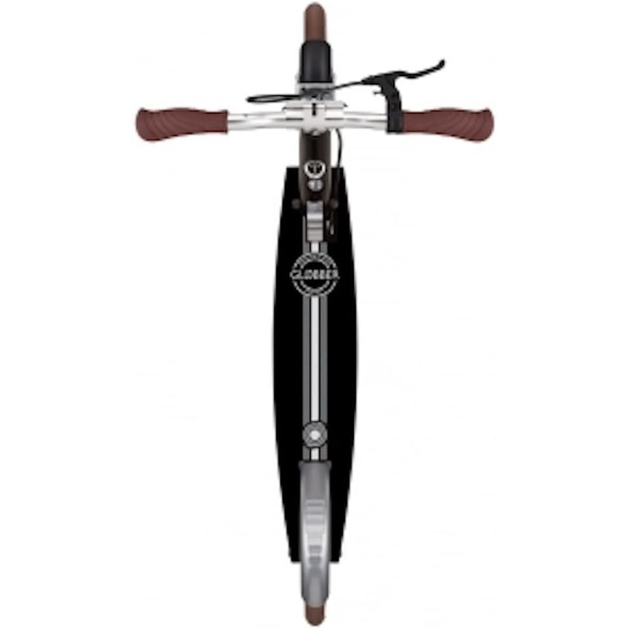 Самокат GLOBBER NL 205 Deluxe, 205 мм, ABEC 7, ручне гальмо, регульований, амортизація, складаний, чорний