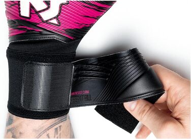 Воротарські рукавички KEEPERsport Varan8 Zone NC Resist без пальців, футбольні рукавички, 3mm Resist Claw з лямкою - Різні розміри