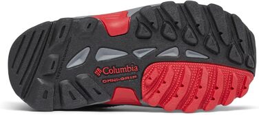 Трекінгові черевики Columbia Newton Ridge Amped Mid Rise для дітей (30 EU, Black Mountain Red)