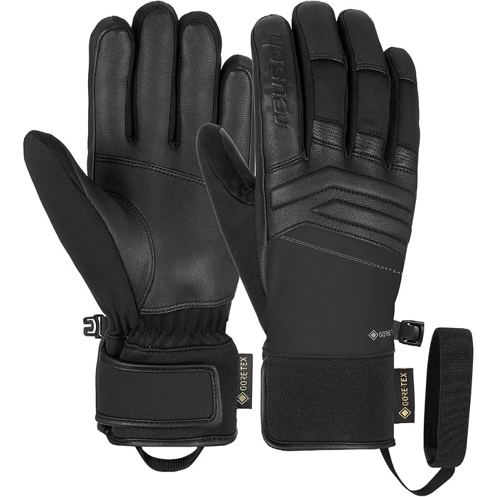 Зимові рукавички Reusch Jupiter Gore-TEX, водонепроникні, вітрозахисні, утеплені, дихаючі, для сноуборду та лиж, унісекс, чорні, розмір 9