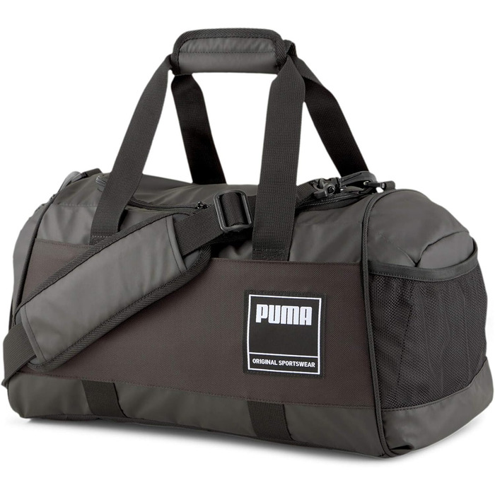 Сумка для спортзалу PUMA Gym Duffle Bag S, синя-чорна, універсальний розмір