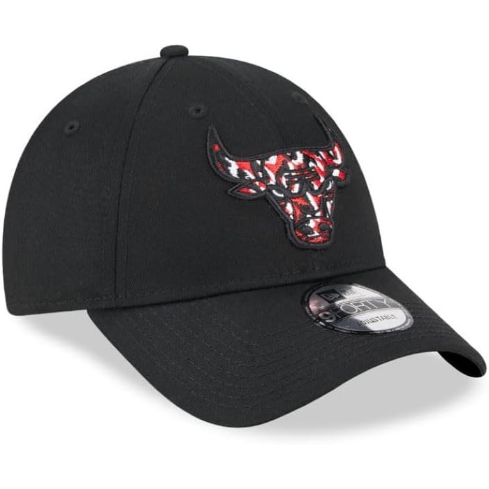 Кепка New Era NBA 9Forty Chicago Bulls з вигнутим козирком, універсальний розмір