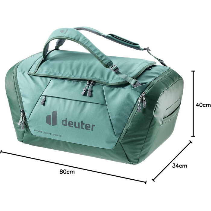 Дорожня спортивна сумка Deuter AViANT Duffel Pro 90 л, зелена
