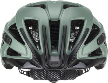 Велошолом Uvex Active CC універсальний, зелено-чорний, 52-57 см, індивідуальне регулювання, сумісний з LED