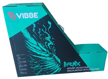 Трюковий самокат VIBBE Phoenix STUNT 100мм ABEC9 для скейтпарку