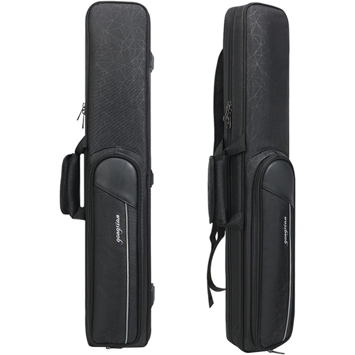 Чохол для бильярдної кулі (кия) з оксфордської тканини, чорний. Зручний для зберігання та перенесення кия для більярдного столу. Підходить для клубів та дому.