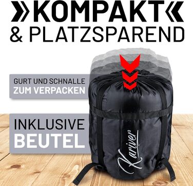 Сплячий мішок 3-4 сезони (360GSM / 2кг), водовідштовхуючий, придатний для прання, ковдровий спальний мішок для відпочинку на природі та вдома, кемпінгу, подорожей, трекінгу - ідеальний компаньйон для активного відпочинку