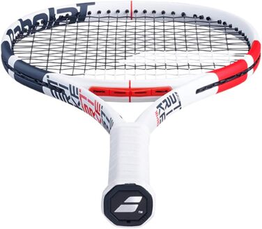 Тенісна ракетка Babolat Pure Strike 18x20, без струн, біло-сіра, розмір ручки 4 3/8