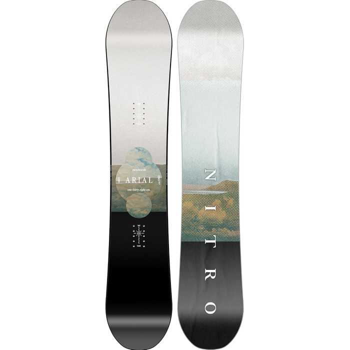 Сноуборд Nitro Arial 138 см для дівчат, Twin, Cam-Out Camber, All-Mountain, 2025