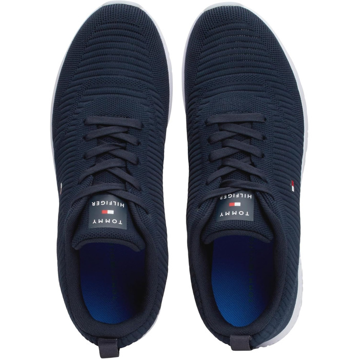 Кросівки Tommy Hilfiger Runner Corporate Knit Rib, чоловічі, синій (43 EU)