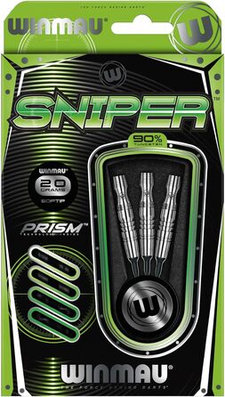 Дротики для дартсу WINMAU Sniper, нейлон, 20 г