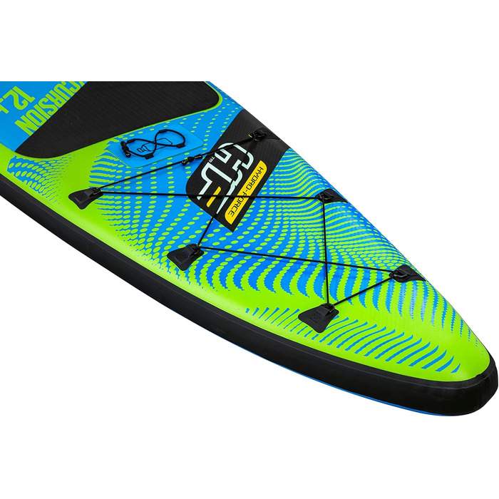 Надувна SUP-дошка Bestway Hydro-Force Touring Aqua Excursion 381×79×15 см, комплект для серфінгу