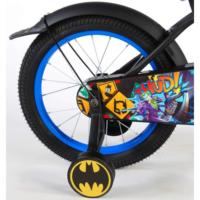 Дитячий велосипед Batman, універсальний, чорний, для малюків