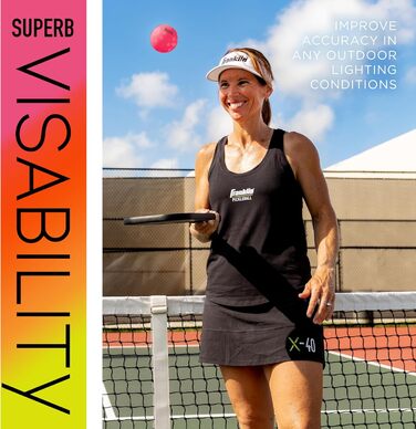 М'ячики для піклболу Franklin Sports X-40 Outdoor - Офіційні м'ячики US Open, схвалені USAPA (12 шт.)