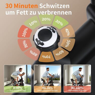 Велотренажер для дому з LCD-дисплеєм, підставкою та тримачем для пляшки. Тиха велотренажерна машина для дому, витримує до 150 кг. Спінінг-байк для занять вдома