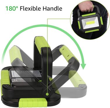 LED кемпінговий ліхтар 10W з акумулятором 4400mAh, 1000lm, 3 режими, димер, для кемпінгу, намету, надзвичайних ситуацій