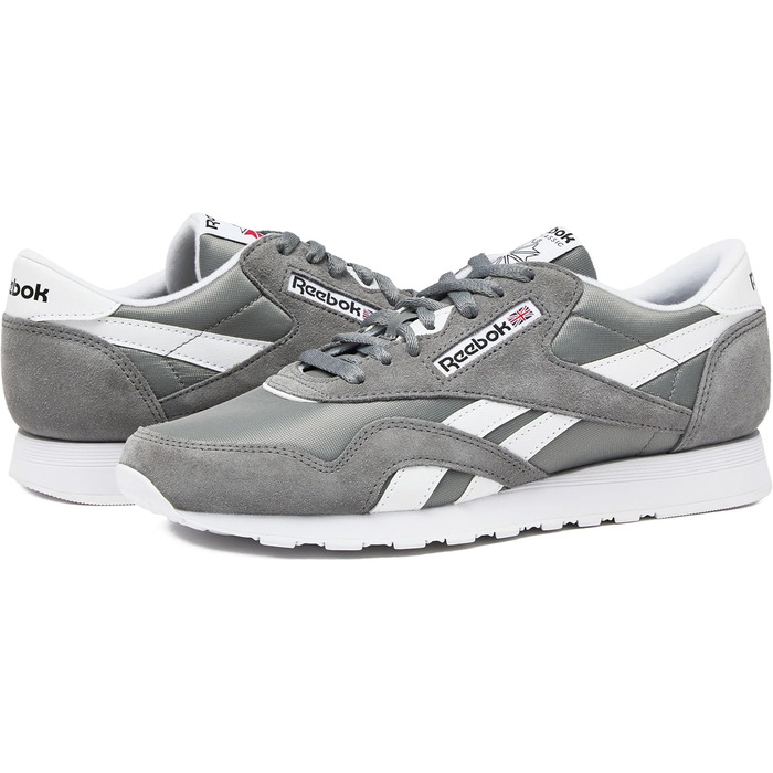 Чоловічі кросівки Reebok Classic Nylon 44 EU, сірий та білий кольори