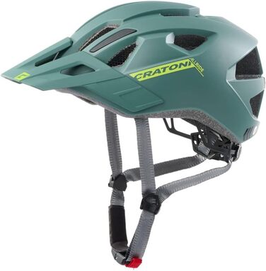 Велошолом Cratoni Allride Sage Matt 53-59 см з ременем безпеки RennMaxe для підлітків та дорослих, MTB, BMX, міський, крос