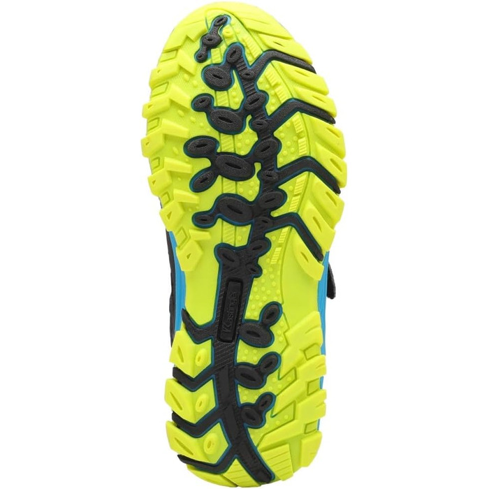 Черевики туристичні Kastinger Grabner Low Ev Ktx для хлопчиків (33 EU, чорний/неоновий жовтий)