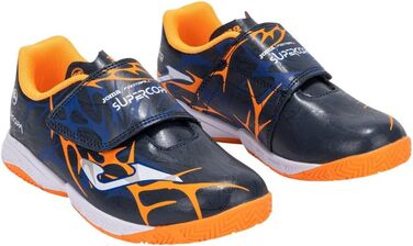 Дитячі футбольні бутси Joma Super Copa Jr. 34 EU - Синьо-помаранчеві залаті черевики Oxford