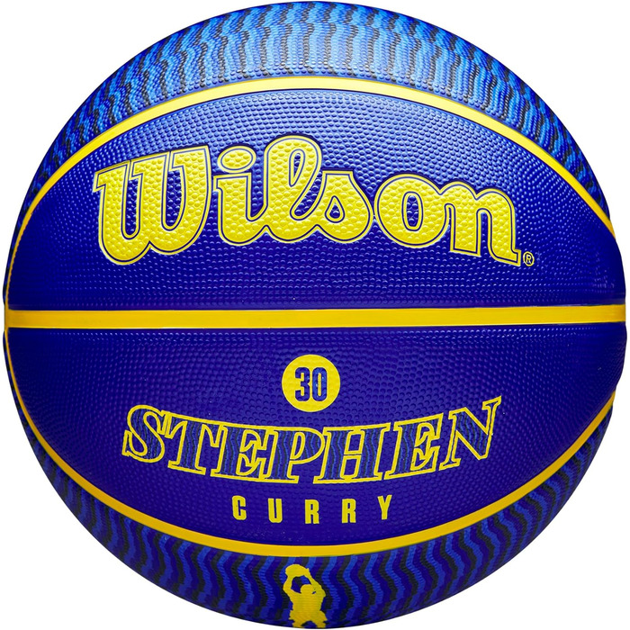 Баскетбольний м'яч Wilson NBA Stephen Curry для вулиці, розмір 7, міні, 17,8–74,9 см