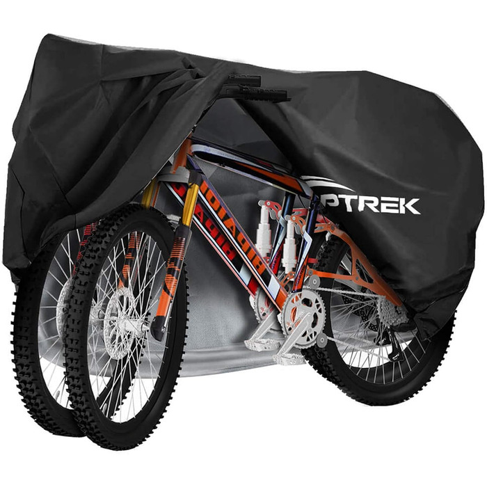 Чохол для велосипедів Toptrek на 2 велосипеди, водонепроникний, 210T Oxford, 210 x 110 x 95 см