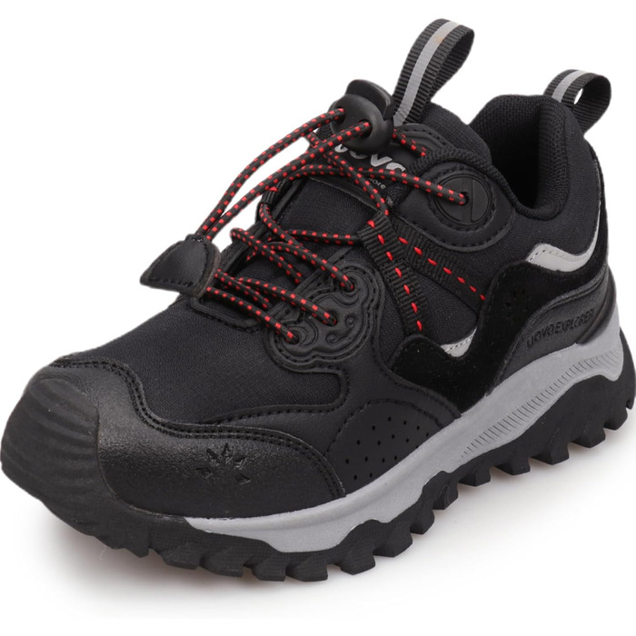 Дитячі трекінгові кросівки UOVO, водонепроникні, для бігу та трейлраннінгу, чорні, розмір 38 EU