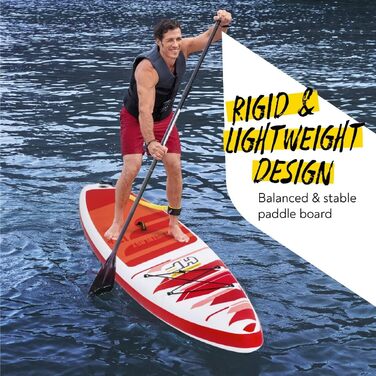 Надувна дошка для сапсерфінгу Bestway Hydro-Force Fastblast 3,6 м з ручним насосом і сумкою, Stand Up Paddle Board 2021