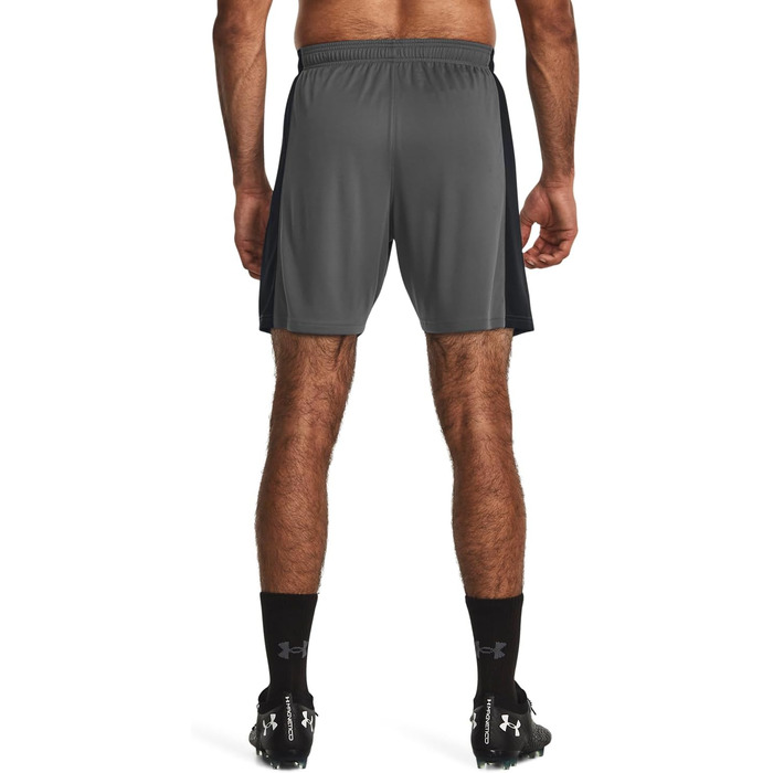 Чоловічі спортивні шорти Under Armour Challenger Knit, чорні (Black L Castlerock / White)